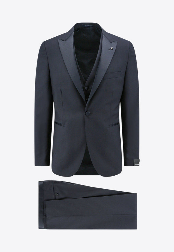 Single-Breasted Wool Tuxedo Suit