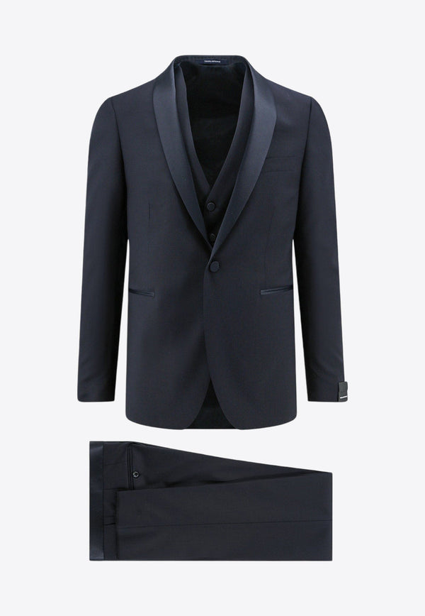 Single-Breasted Wool Tuxedo Suit