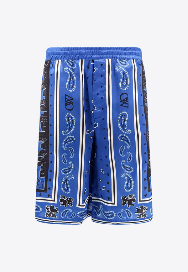 Bandana Print Bermuda Shorts