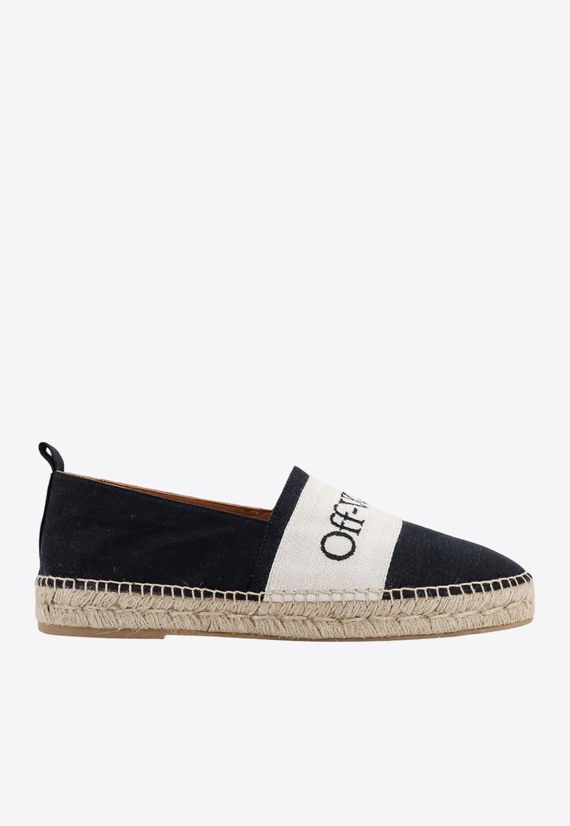 Bookish Espadrilles with Embroidered Logo