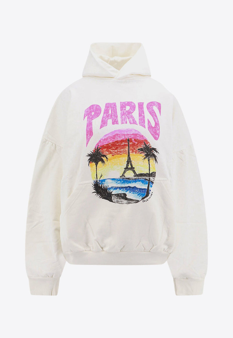 Paris Tropical Graphic Hoodie