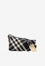 Shield Checked Crossbody Bag