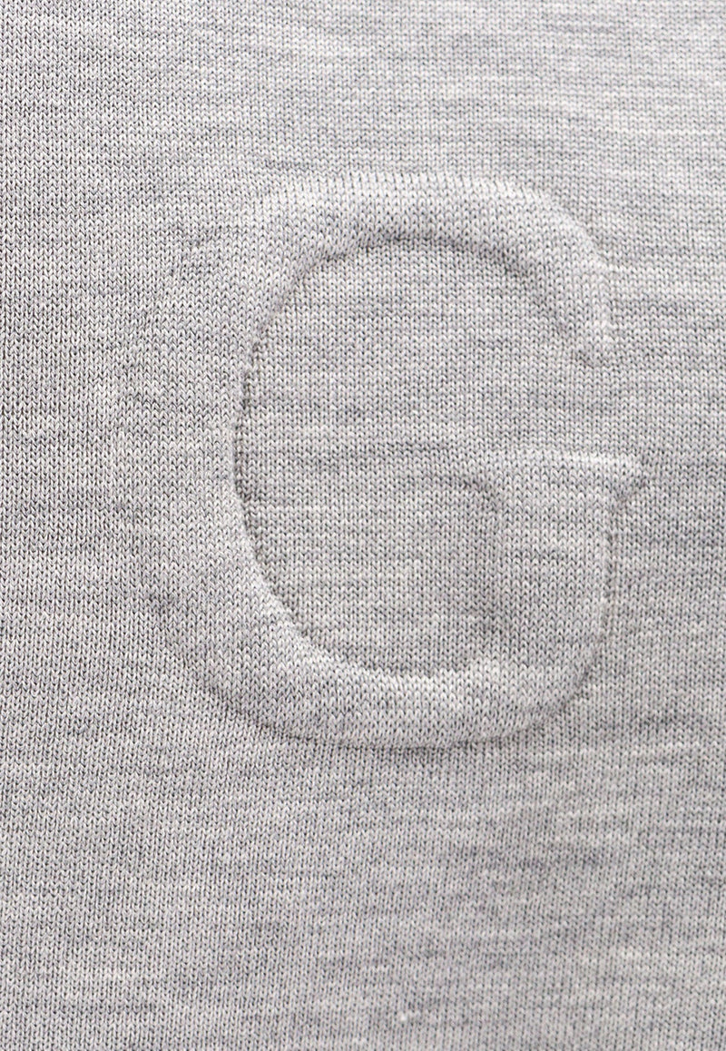 Logo-Embossed Hooded Sweatshirt