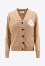 Karin Logo Intarsia Knitted Cardigan