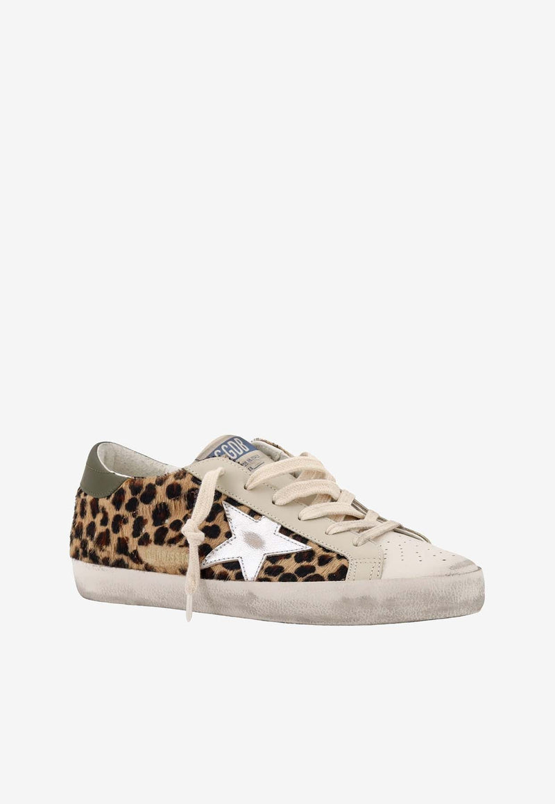 Superstar Animal Print Leather Sneakers