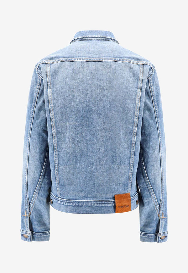 Logo Patch Denim Jacket