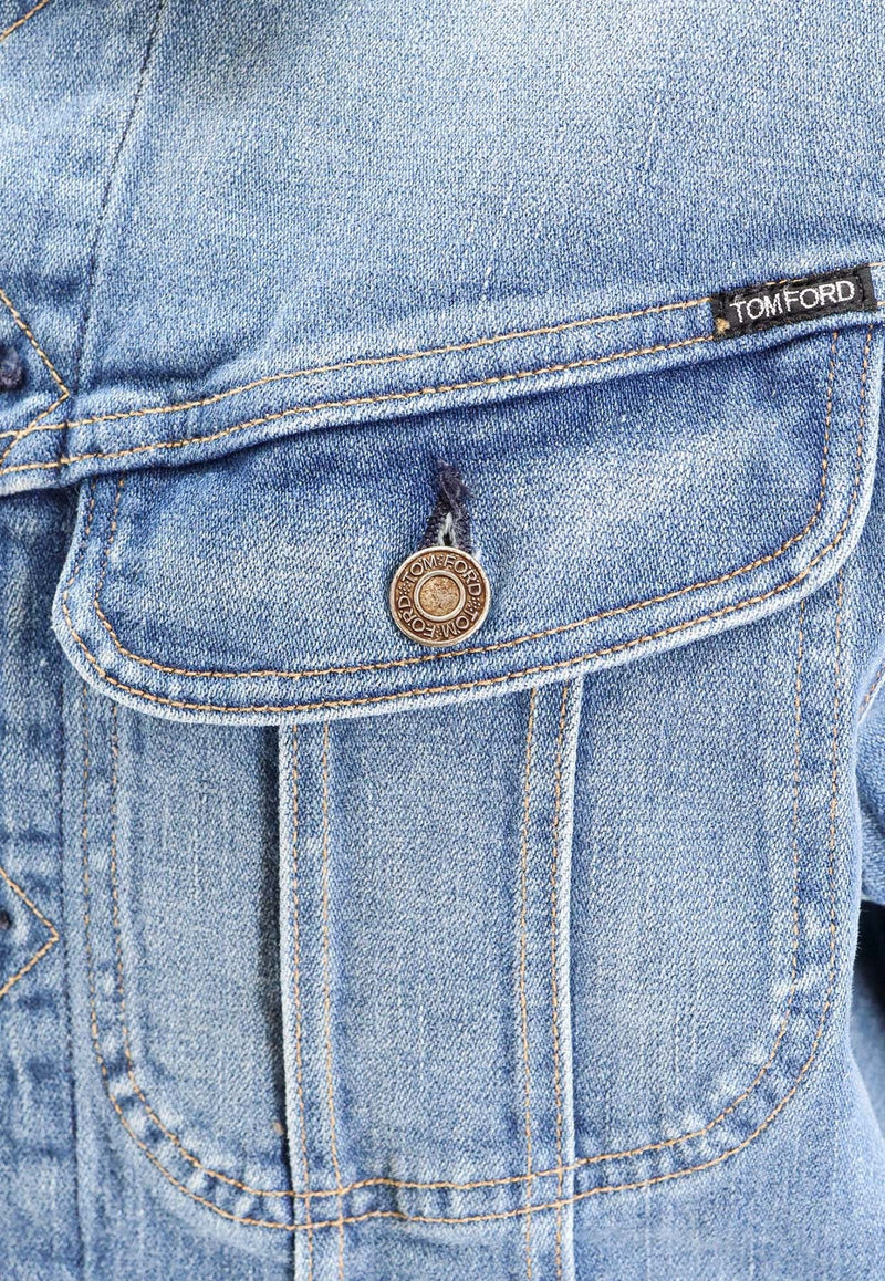 Logo Patch Denim Jacket