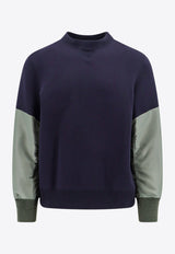 Basic Paneled Sweatshirt