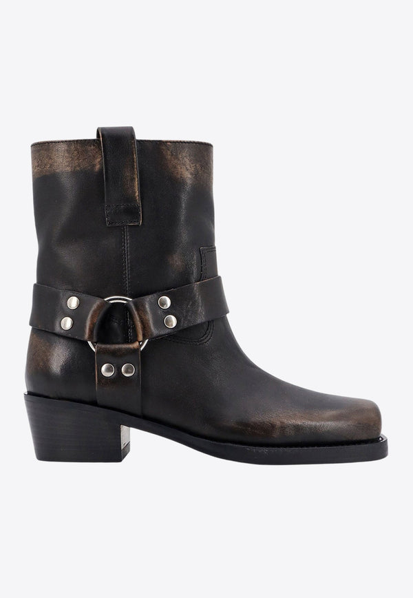 Roxy Vintage Leather Ankle Boots