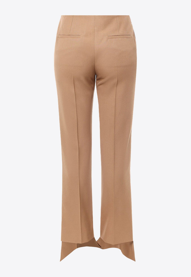 Broken Heel Slim Wool Pants