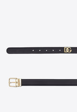 DG Logo Leather Belt