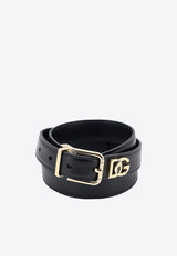 DG Logo Leather Belt