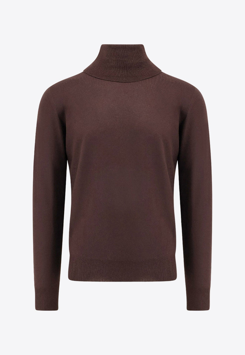 Cashmere Knit Turtleneck Sweater