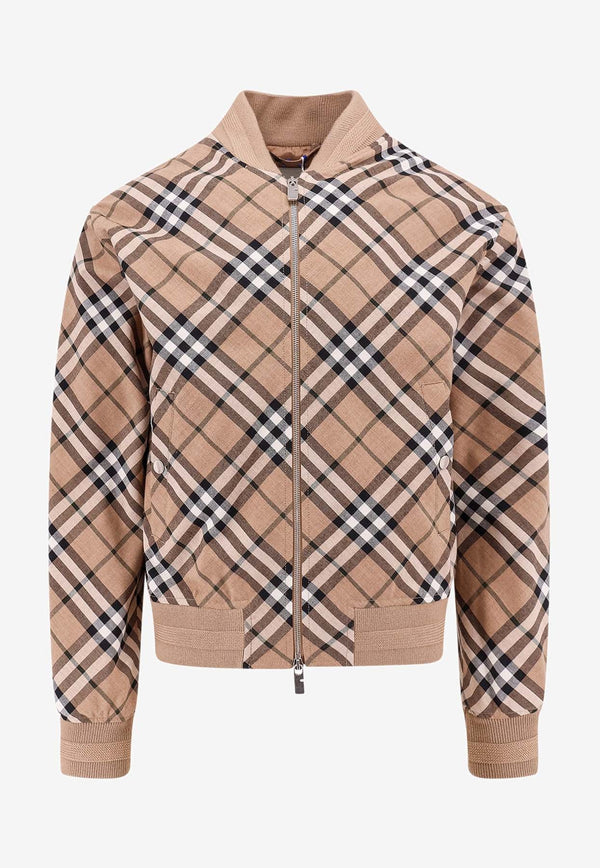 Signature Check Harrington Bomber Jacket