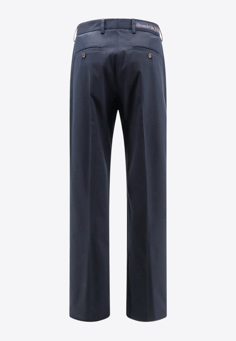 Logo Band Straight-Leg Pants