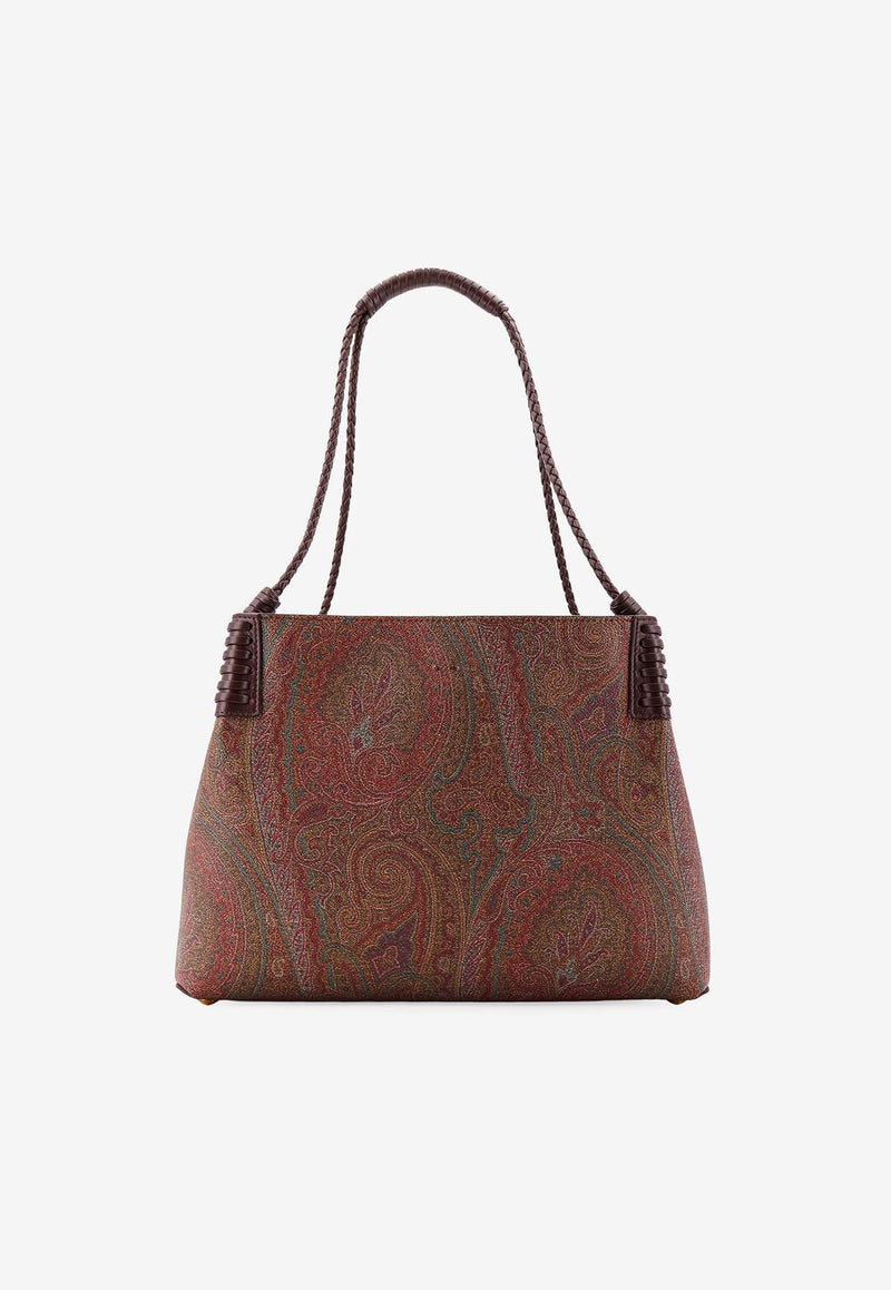 Small Paisley Jacquard Tote Bag