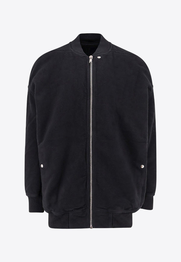 Jumbo Flight Zip-Up Bomber Jacket