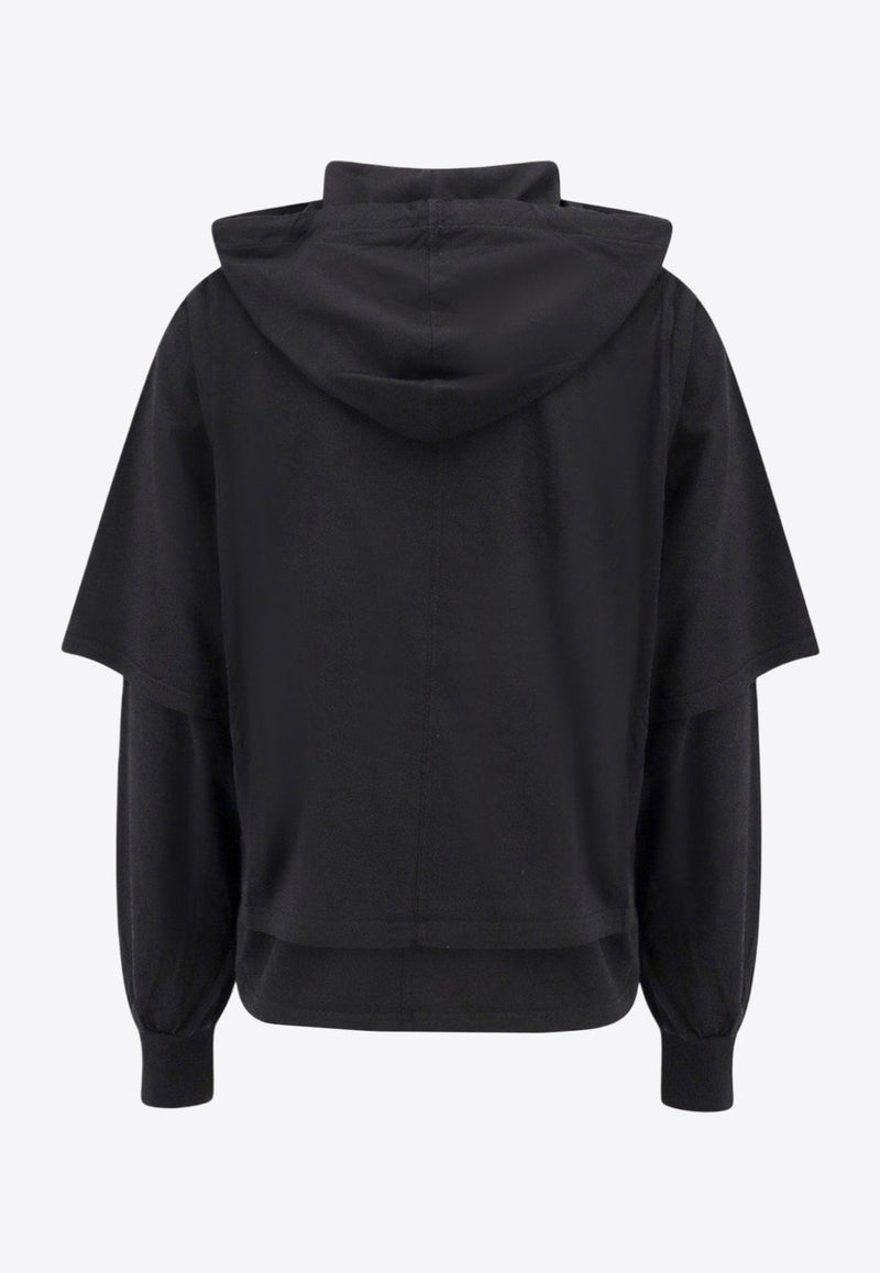 Hustler Layered Hooded Sweatshirt