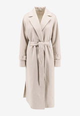 Belted Cashmere Long Coat