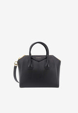 Medium Antigona Leather Top Handle Bag