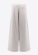 Wide-Leg Drawstring Pants