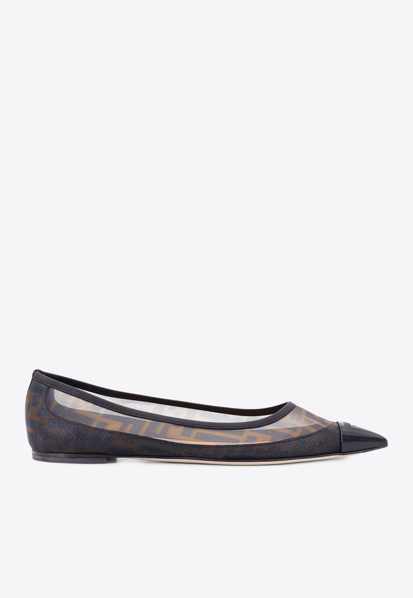 Colibrì Pointed Mesh Ballet Flats