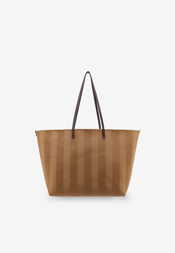 Large Roll Jacquard Tote Bag