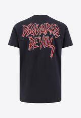 Devil Print Logo T-shirt