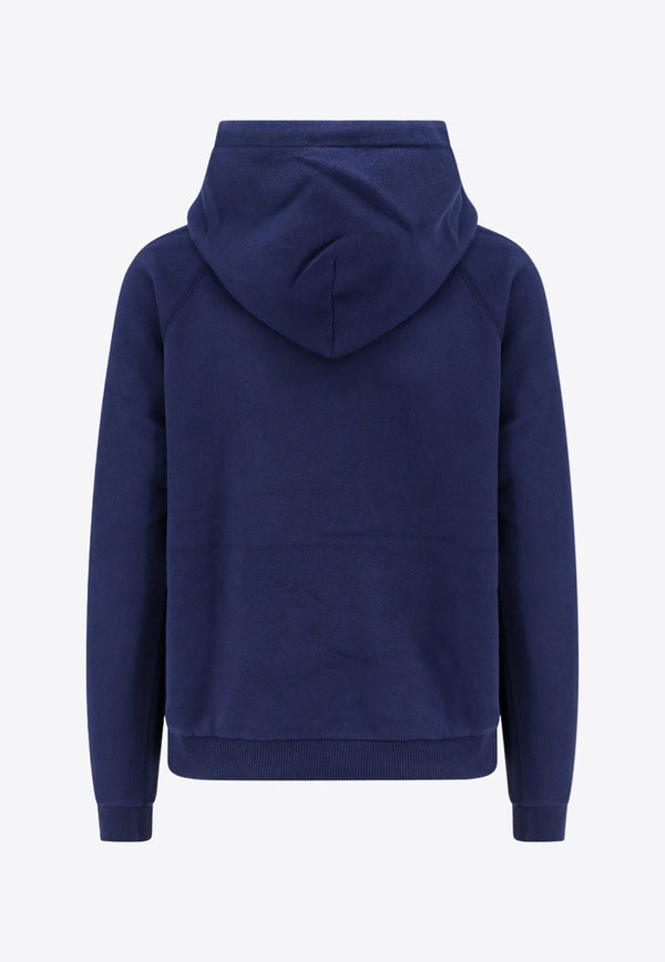 Logo Embroidered Hooded Sweatshirt