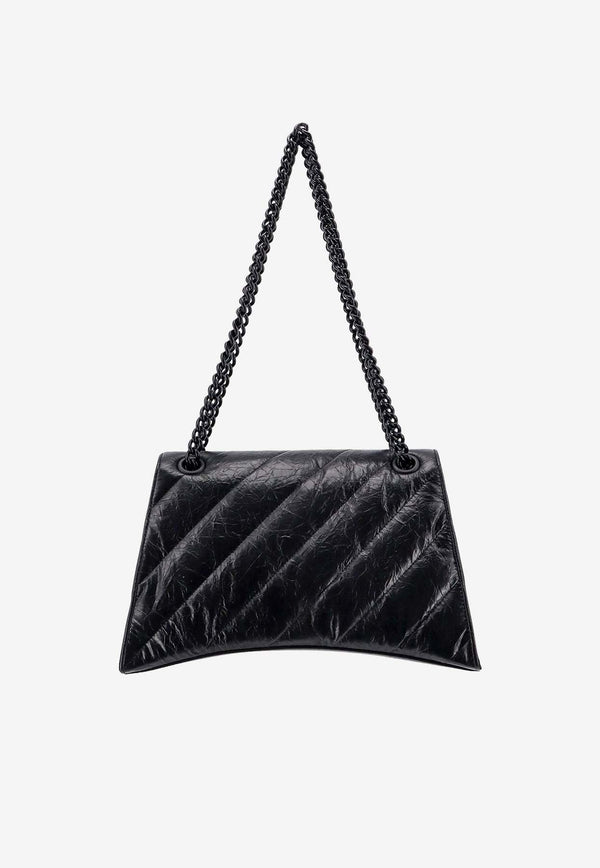 Medium Crush Quilted Leather Shoulder Bag