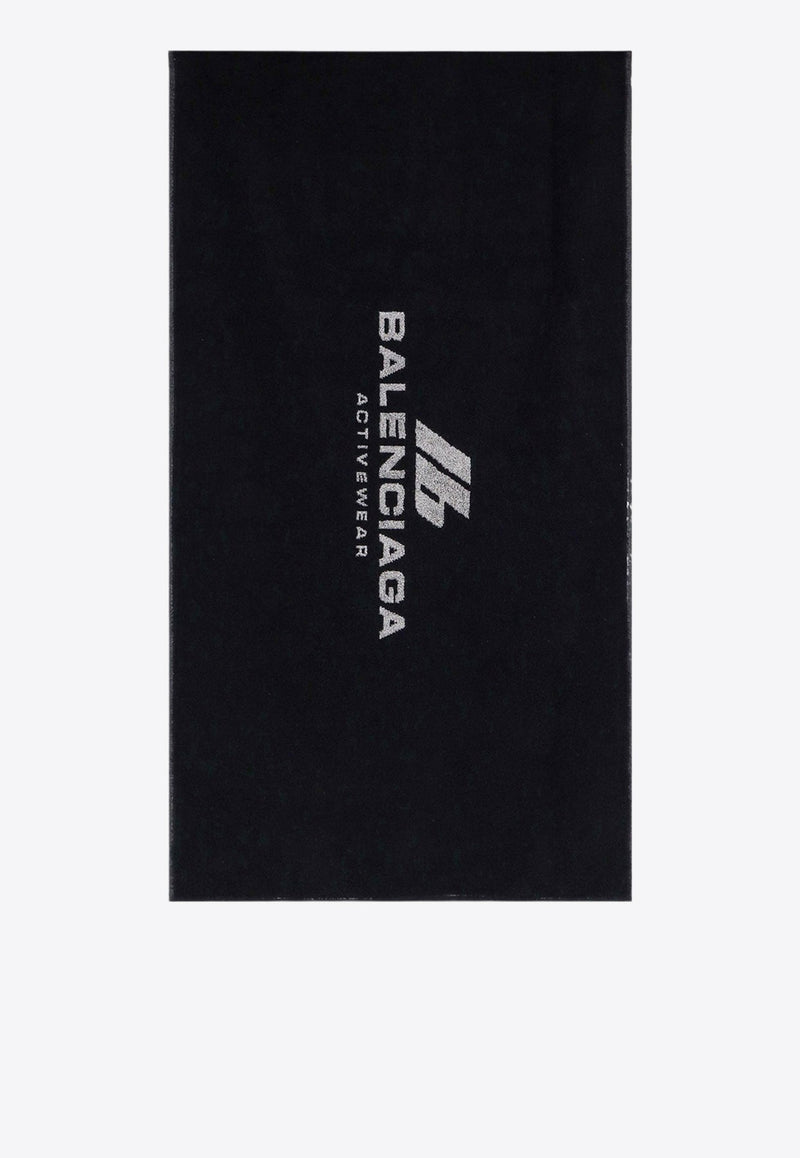 Activewear Logo Jacquard Towel