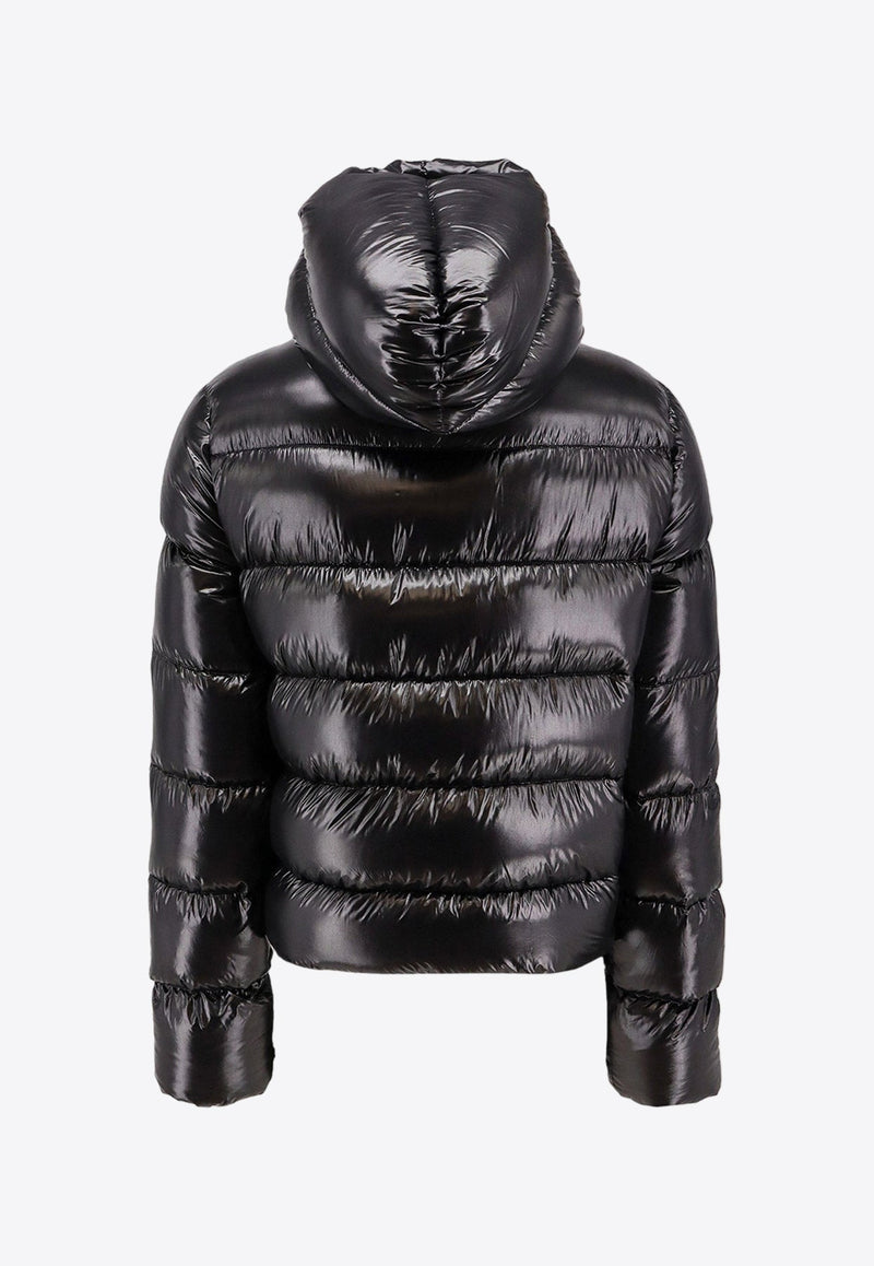 Zip-Up Quilted Down Jacket