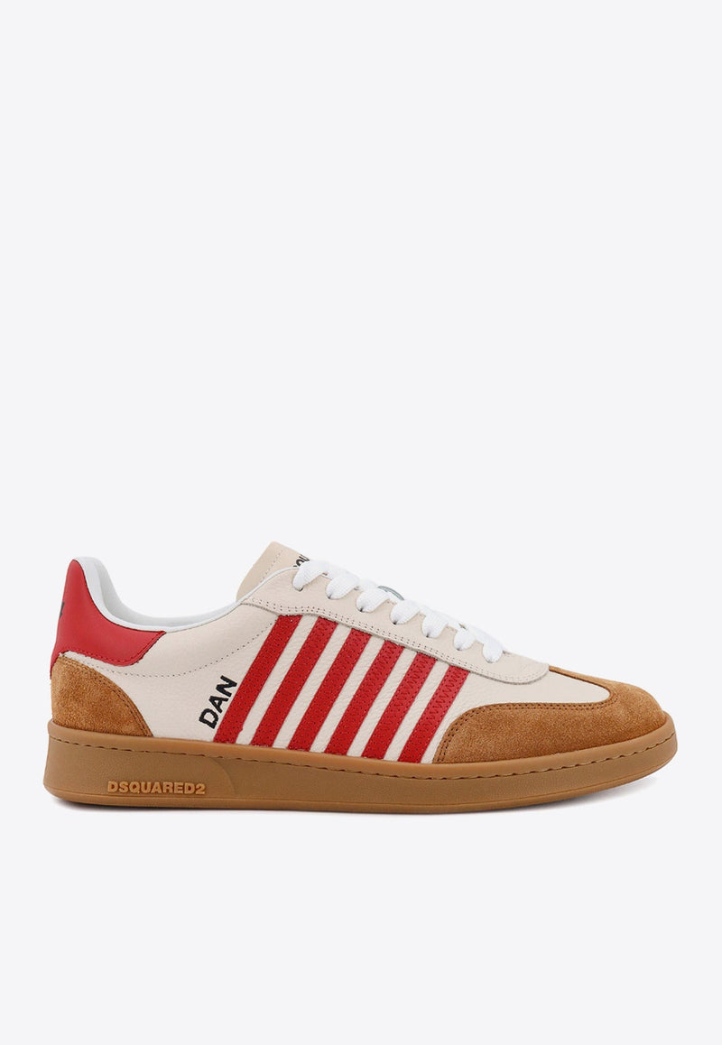 Boxer Leather and Suede Sneakers