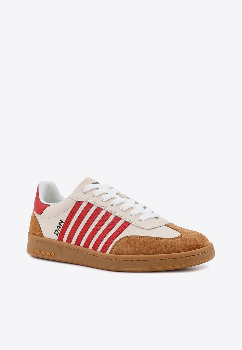 Boxer Leather and Suede Sneakers