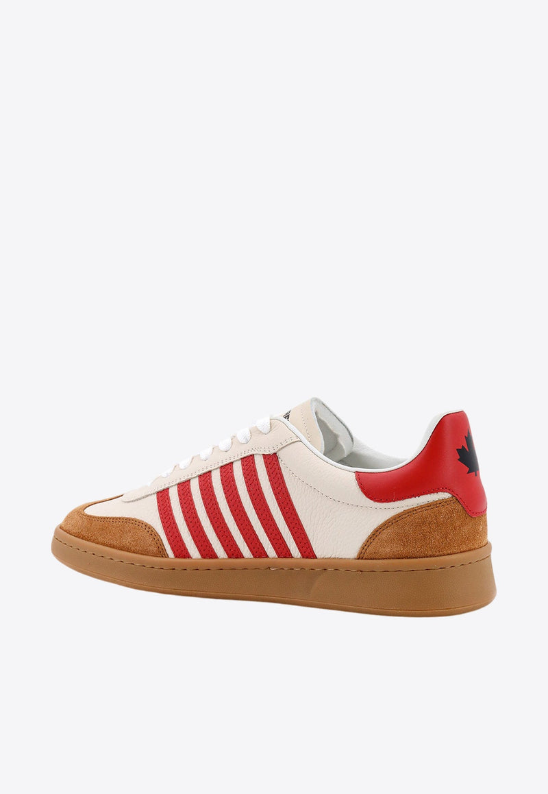 Boxer Leather and Suede Sneakers