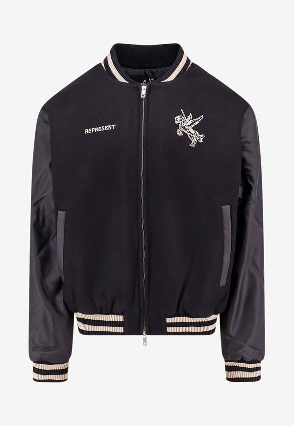 Mascot Wool Varsity Bomber Jacket