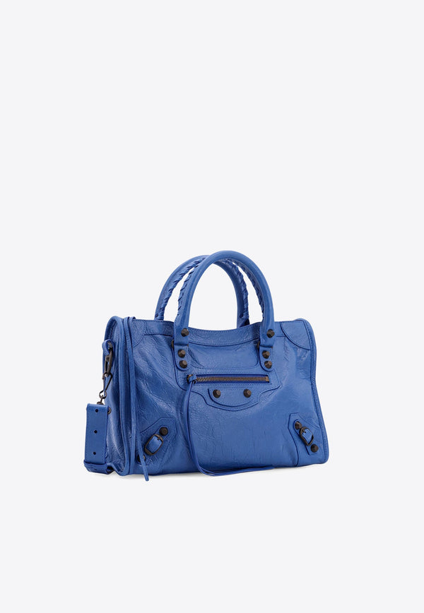 Small Le City Top Handle Bag in Nappa Leather