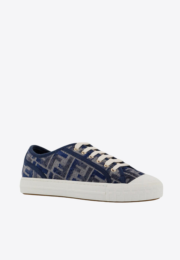 Domino FF Jacquard Denim Sneakers