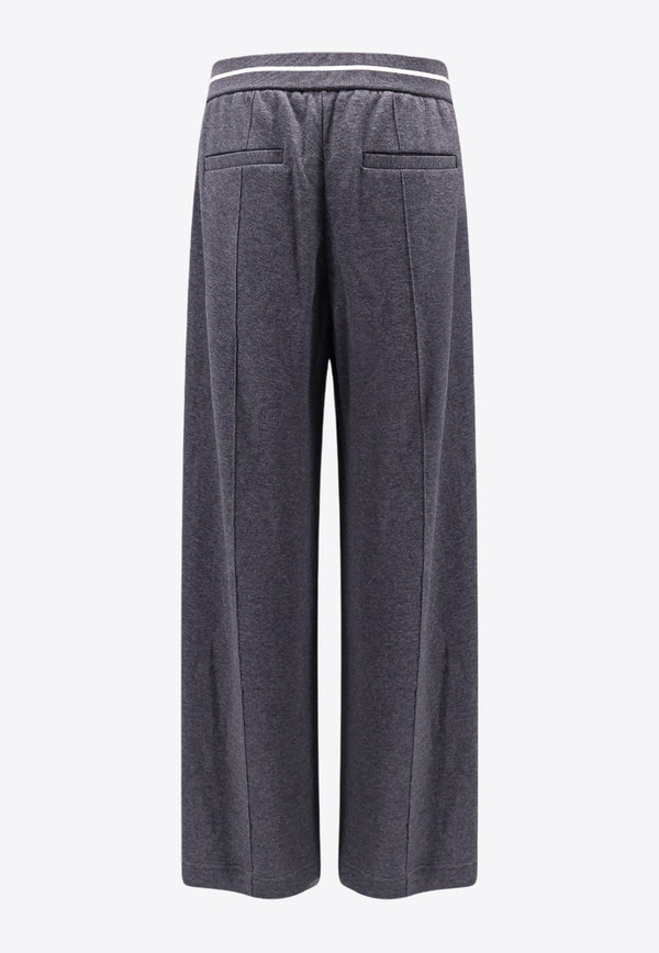 Wide-Leg Track Pants