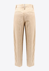 Straight-Leg Corduroy Pants