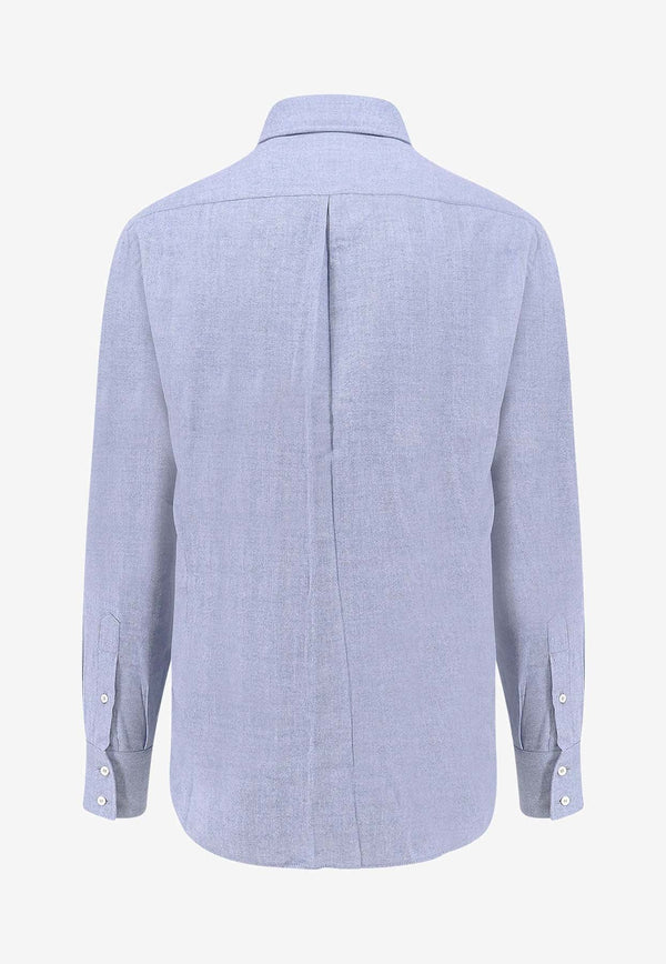 Long-Sleeved Slim Shirt