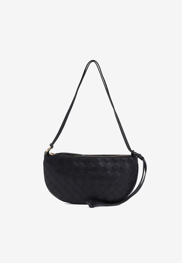 Mini Gemelli Intrecciato Leather Shoulder Bag