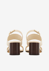 Lou 55 Slingback Leather Sandals