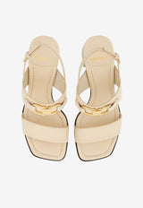 Lou 55 Slingback Leather Sandals