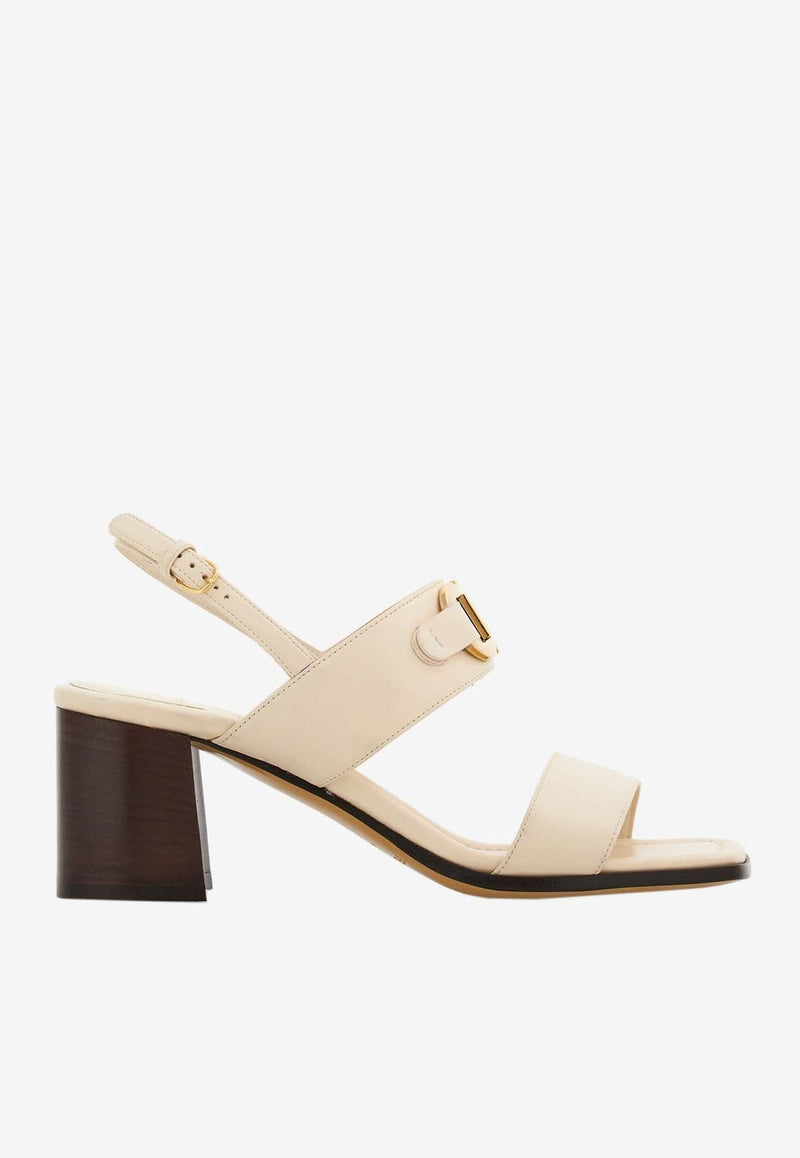 Lou 55 Slingback Leather Sandals