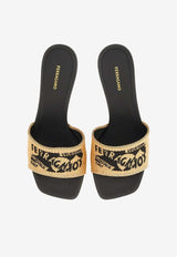 Zenobia 55 Logo Jacquard Mules