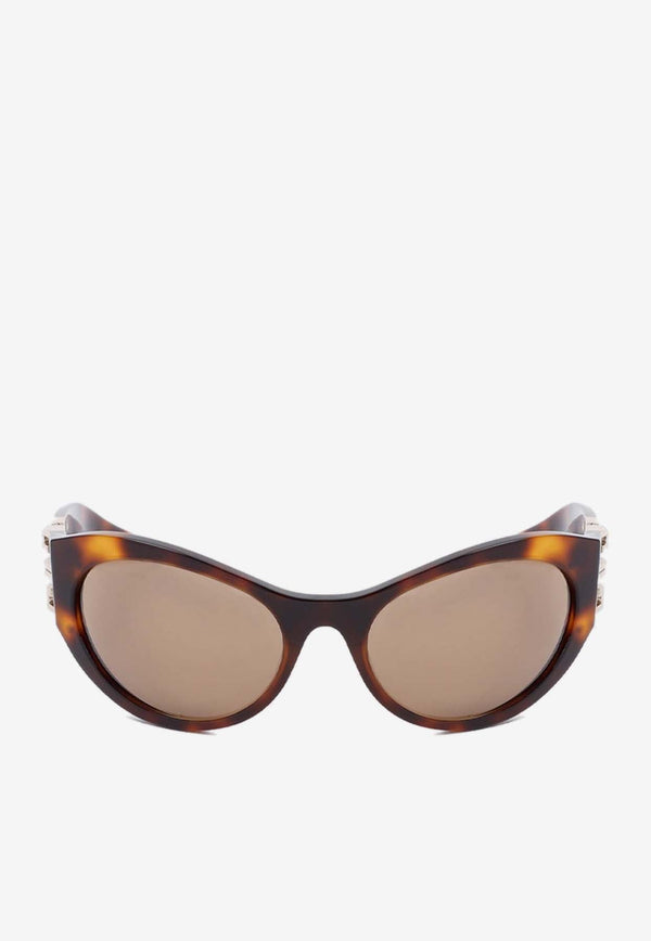 4G Havana Print Sunglasses