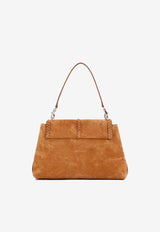 Penelope Suede Top Handle Bag