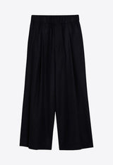 Wool Wide-Leg Pants