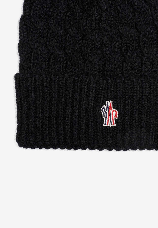 Logo Patch Wool Beanie